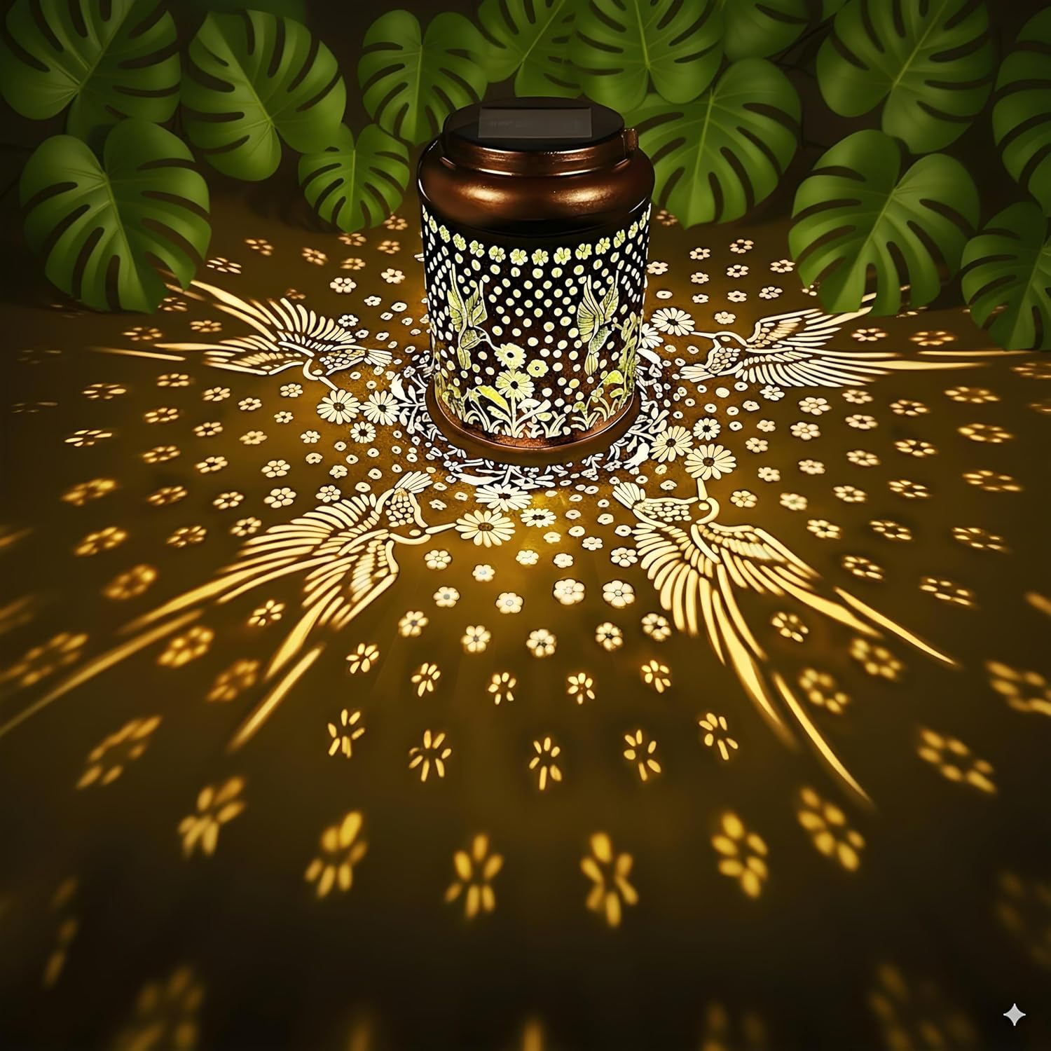 solar lanterns outdoor waterproof hummingbird garden decor gifts for women mom grandma hanging lights metal lantern decoration outside for yard, patio, backyard, porch,lawn hummingbird 12"x18"