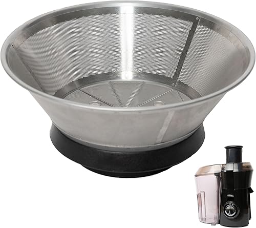 Impresa Cuchilla de repuesto para máquina exprimidora Hamilton Beach 67601A - Tazón de malla, cortador y base listo para usar, máquinas exprimidoras