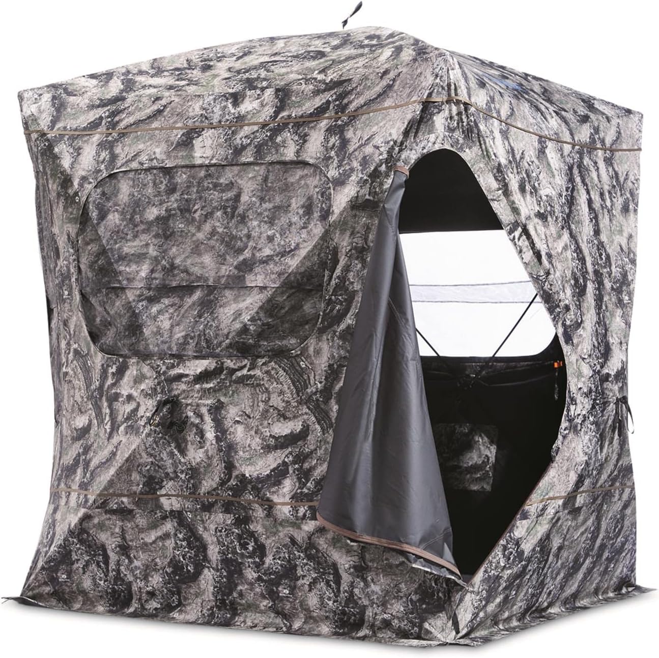 Guide Gear Field General 4-Star Hunting Ground Blind, 1 Man Person Tent, Turkey, Duck, Deer Hunting Gear Equipment Accessories, Mossy Oak Break-Up Country : Sports & Outdoors