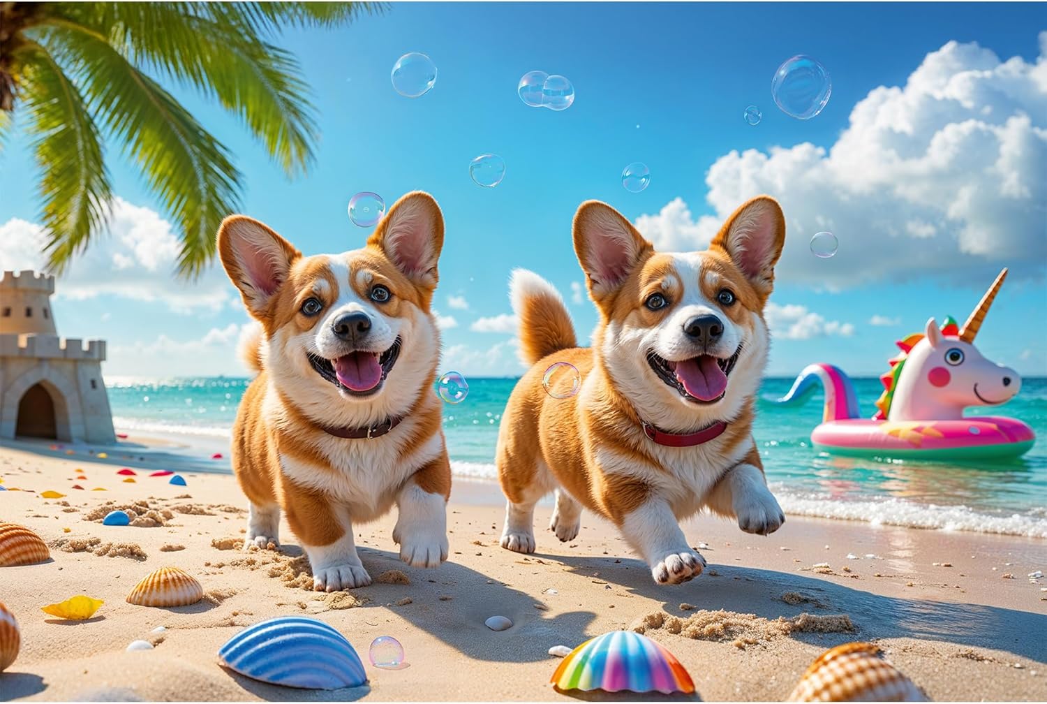 Trefl - The Treflik Family, Corgi - Dog - Puzzle 100 Elements - Colourful Puzzles with Animals, Creative Entertainment, Fun for Children from 5 Years Old