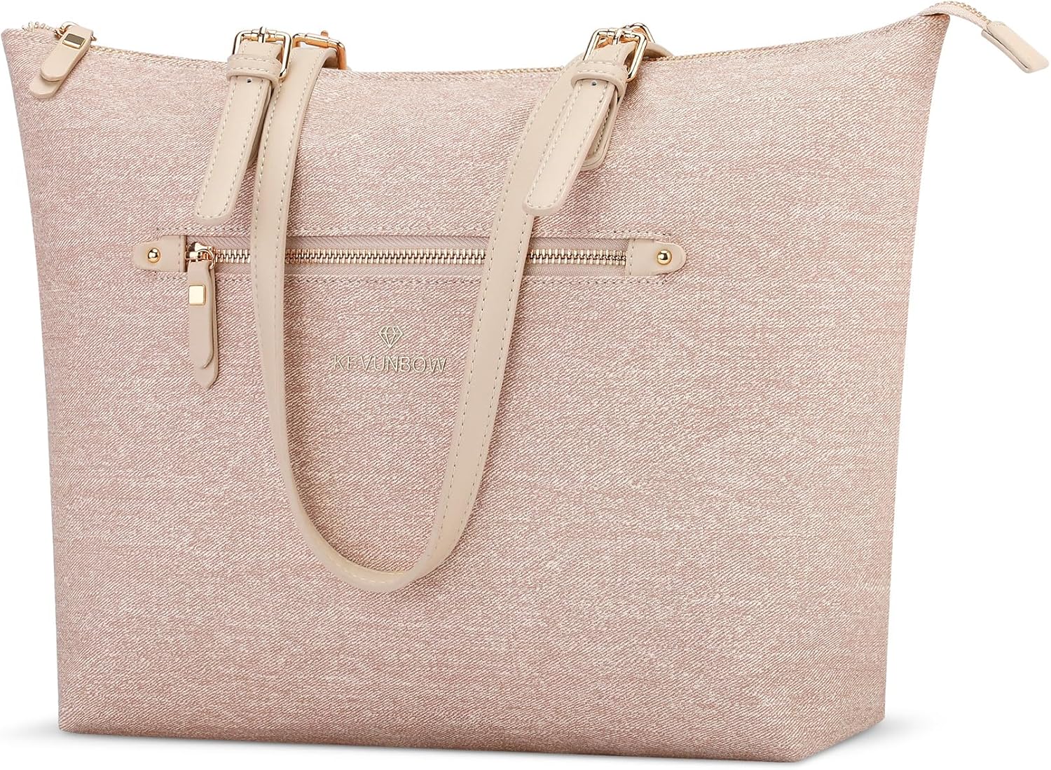 Tote Bag for Women, PU Leather Classic Purse with Adjustable Straps, Large Capacity Handbags with Zip, Versatile Shoulder Bag for Daily Work Travel College, Christmas Birthday Gifts for Women
