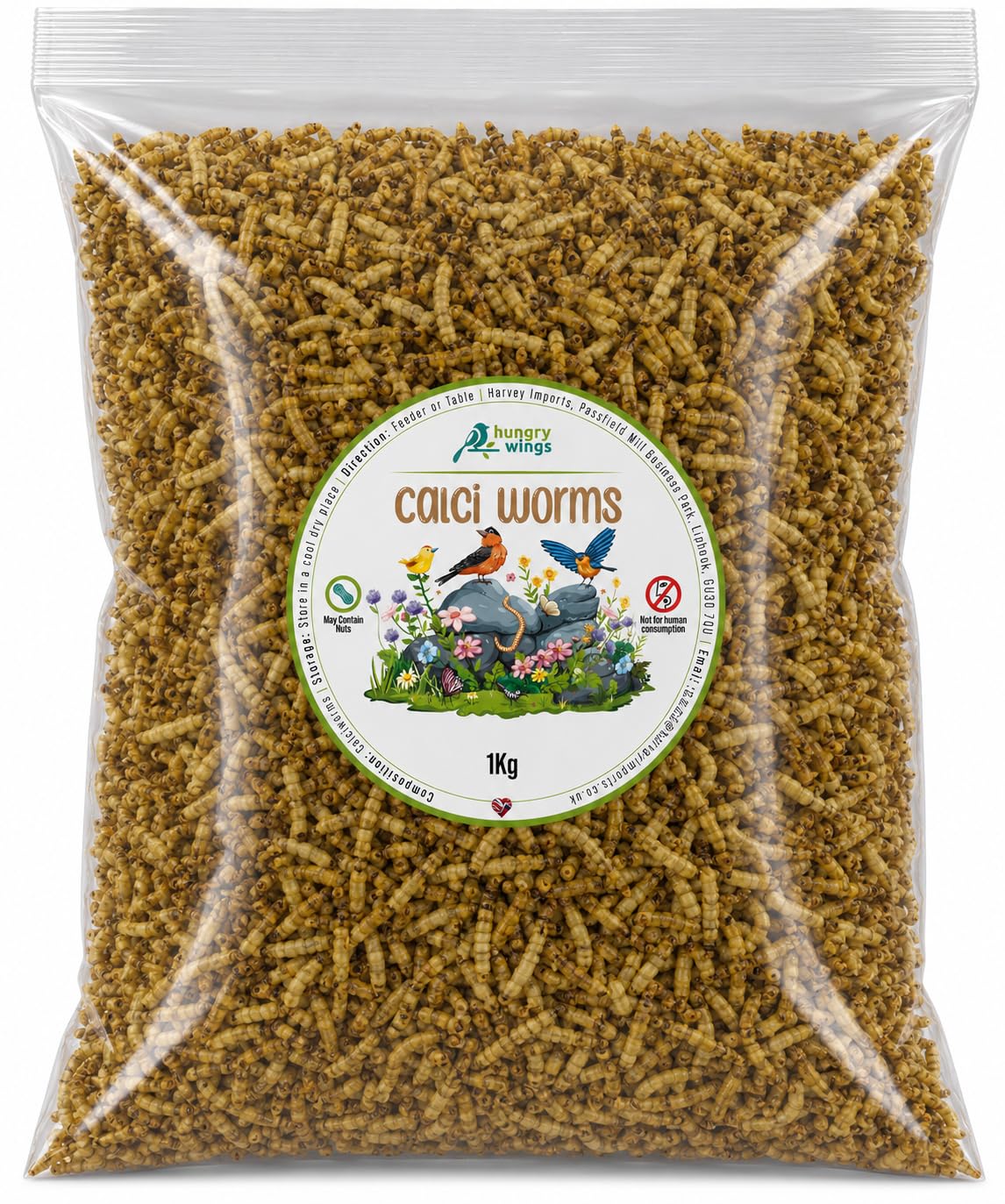 Wild Bird Food (1kg, Calci Worms)