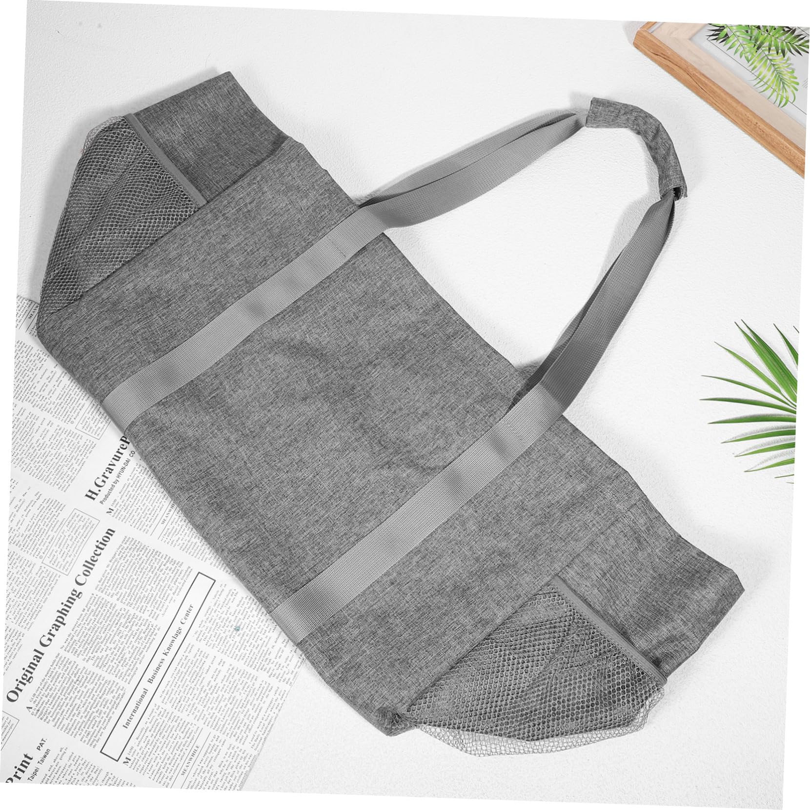 ULTECHNOVO Baumwoll Canvas Faltbare Einkaufstasche Groß 35l