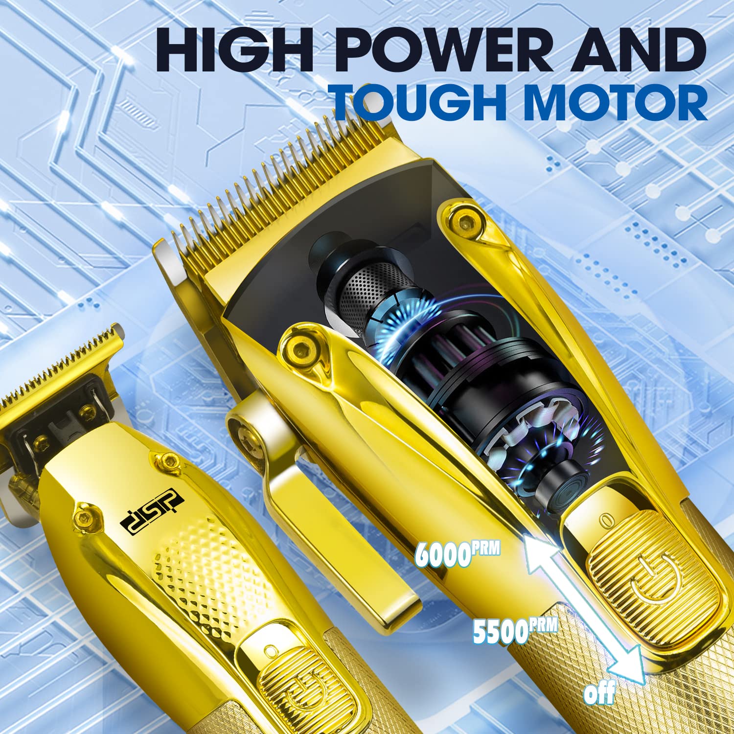 Amazon.co.jp: DSP® ゴールドバーバーバリカン ヘアカットキット