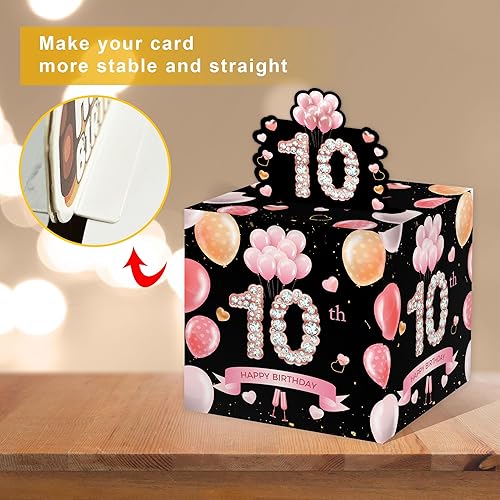 Miniatura 7 de Caja de regalo sorpresa de cumpleaños número 70, cajas de regalo de feliz cumpleaños para dinero en efectivo, regalos de cumpleaños 70 para hombres