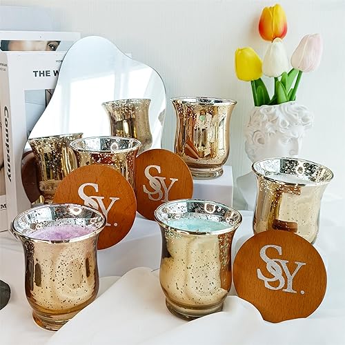 Miniatura 4 de Velas perfumadas en tarro de aromaterapia, vela de soja, velas hechas a mano, velas de cena, regalos para mujeres, cumpleaños, boda, aniversario de