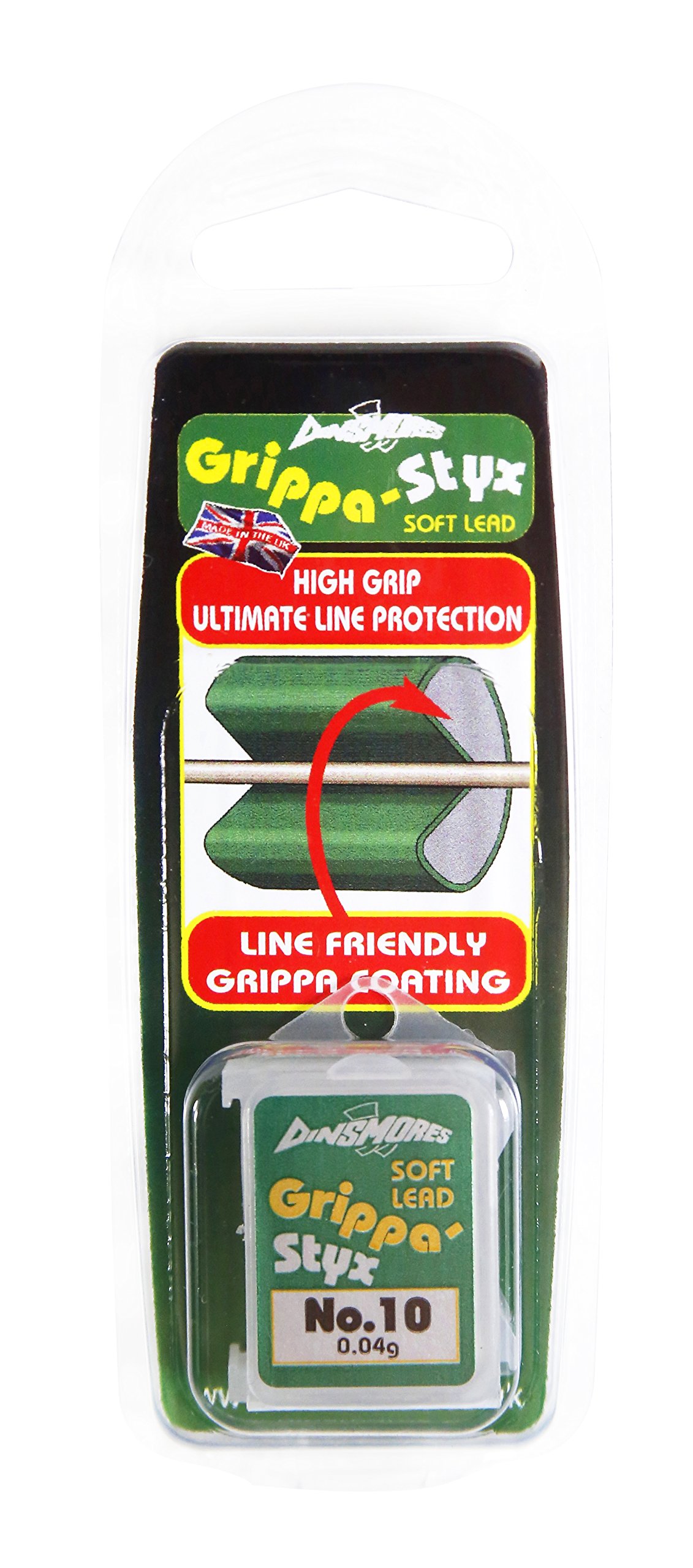 Dinsmores Grippa Styx Soft Lead - Green, Size 9
