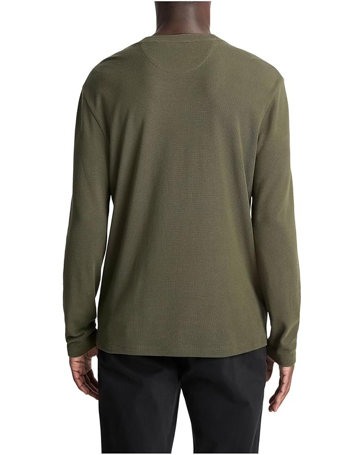 Vince Microwaffle Double Collar Long Sleeve Crew - #2 of 3