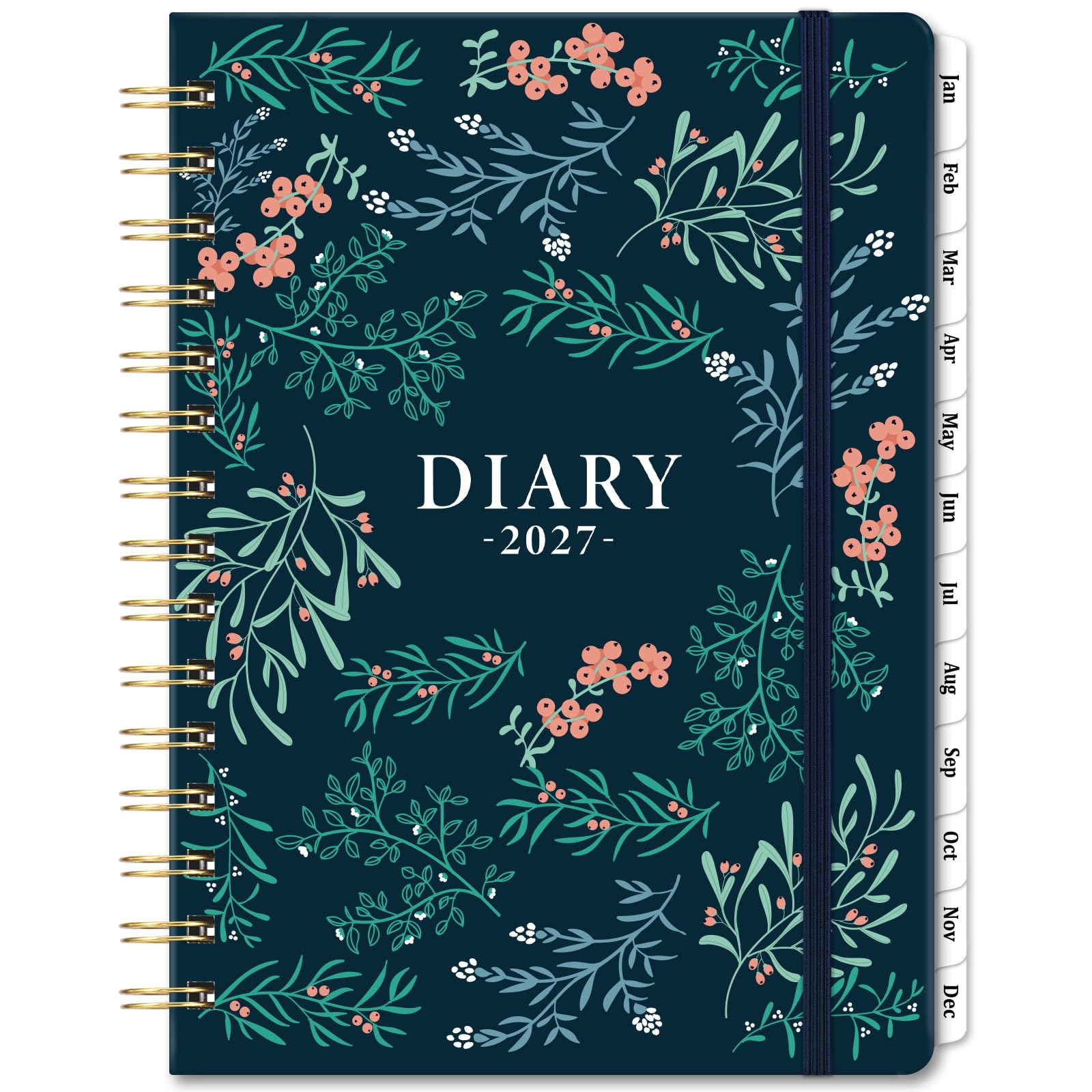 2027 Diary - 2027 Diary Week to View from January to Decmber, 6 x 8.3 in