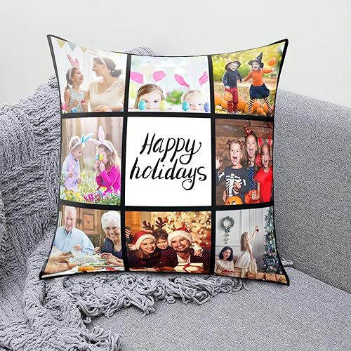 Miniatura 6 de Coddsmz Juego de 2 fundas de almohada para sublimación, fundas de cojín de transferencia de calor, fundas de cojín de bricolaje con cremallera