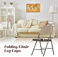 Vista 5 de Jetec 72 Piezas Tapas para Patas de Sillas Plegables de 7/8 Pulgadas Tapas de Extremo de Silla de Plástico Resistente Deslizadores de Muebles