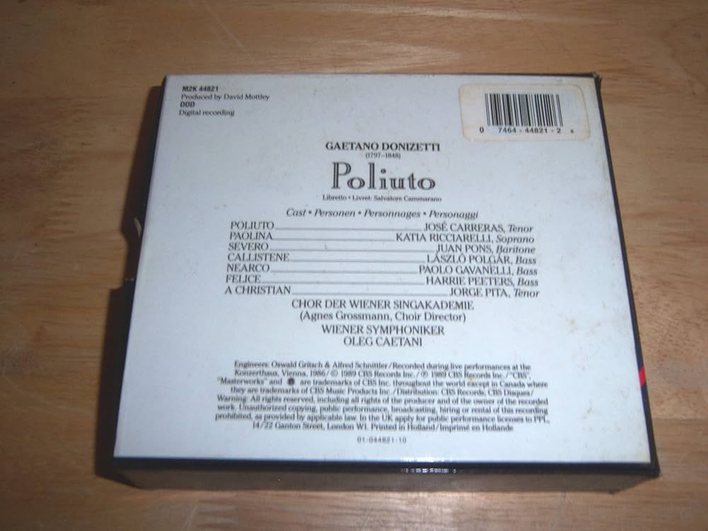 (未使用･未開封品)　Donizetti: Poliuto [DVD] 0pbj0lf Amazon.co.jp: Donizetti:Poliuto: ミュージック