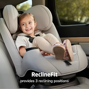 Maxi-Cosi Pria All-in-One Convertible Car Seat, Infant to Toddler Car Seat, Easy-Install Harness, Machine-Washable Cover, 5-100 lbs, Blackened Pearl 2