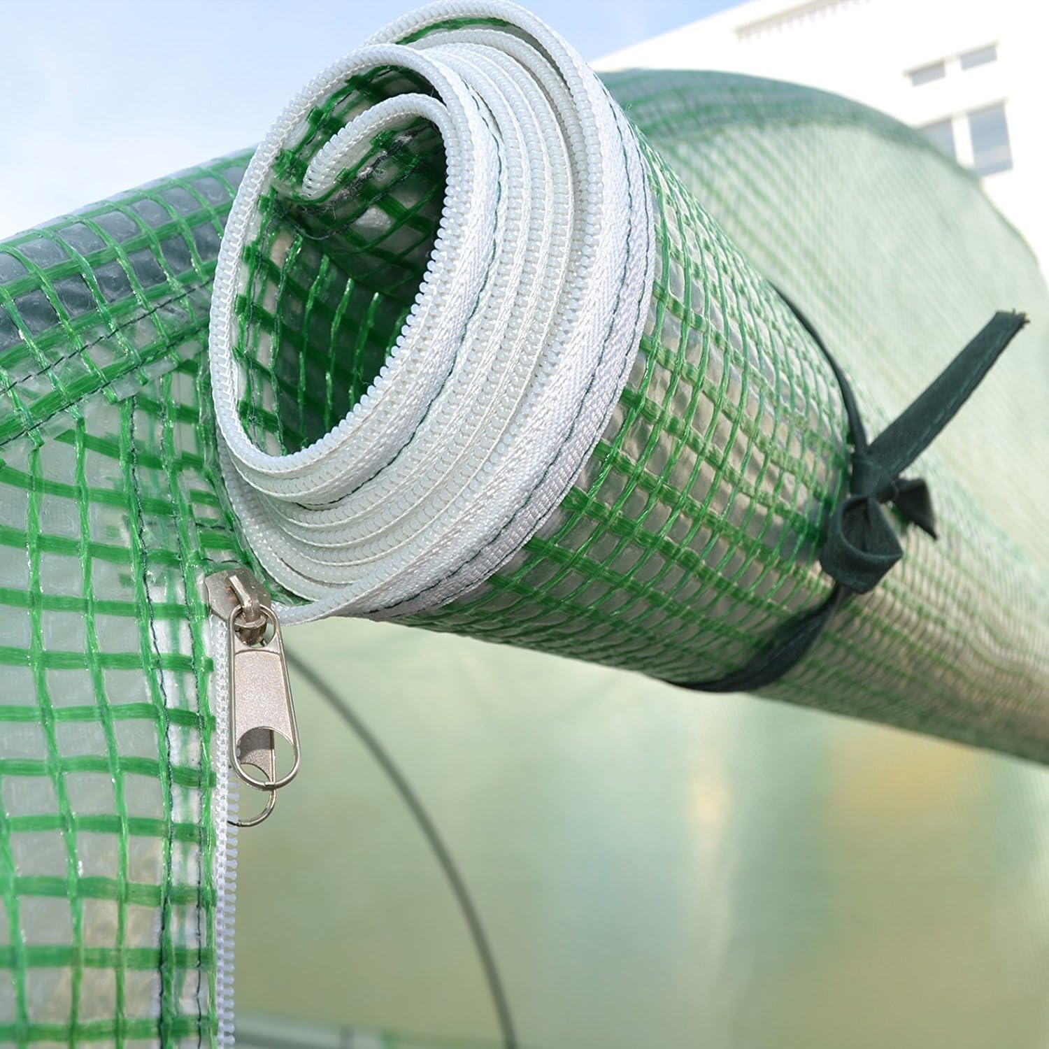 BenefitUSA Replacement Green House Cover for 12'X7'X7' Larger Walk in Outdoor Gardening Greenhouse Plant Protector (Frame not Include)