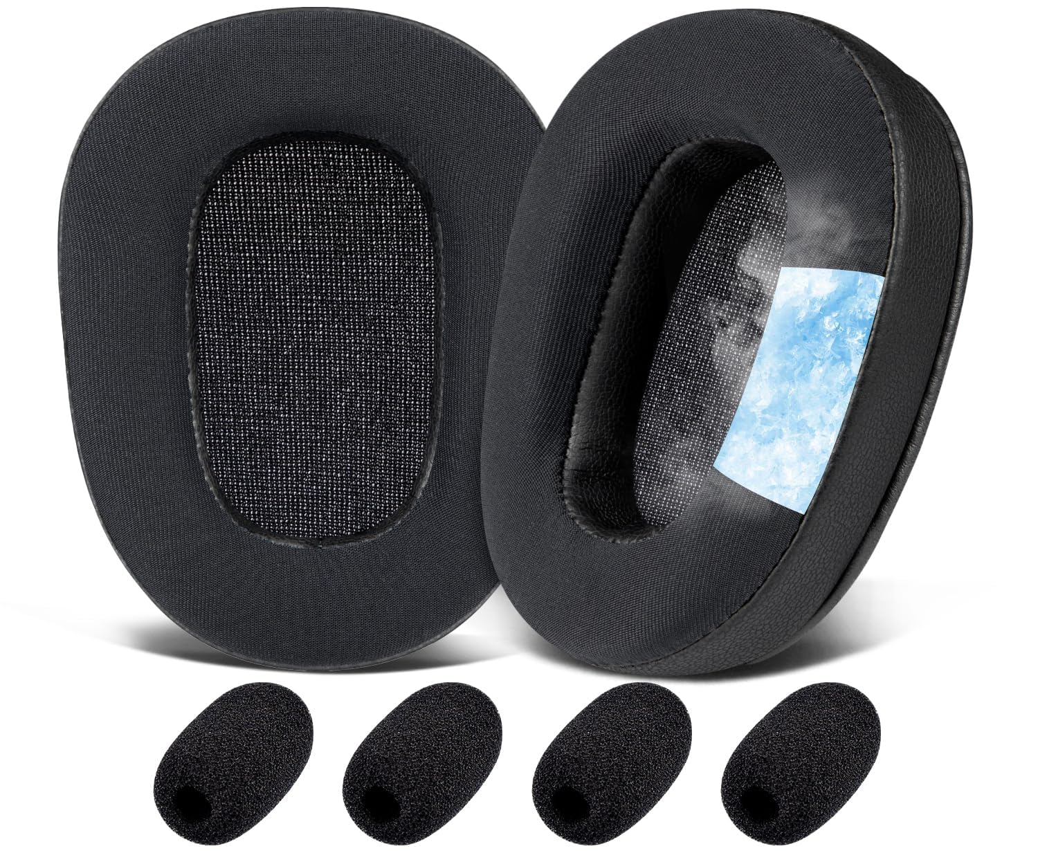 SOULWIT Cooling-Gel Earpads Replacement for BlueParrott B450/S450(450XT 450 XT) Noise Cancelling Bluetooth Headset, Ear Pads Cushions with