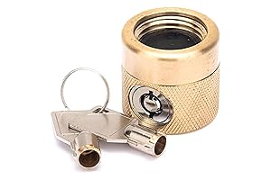 FaucetLock: Secure Outdoor Water Faucets with Keyed Lock