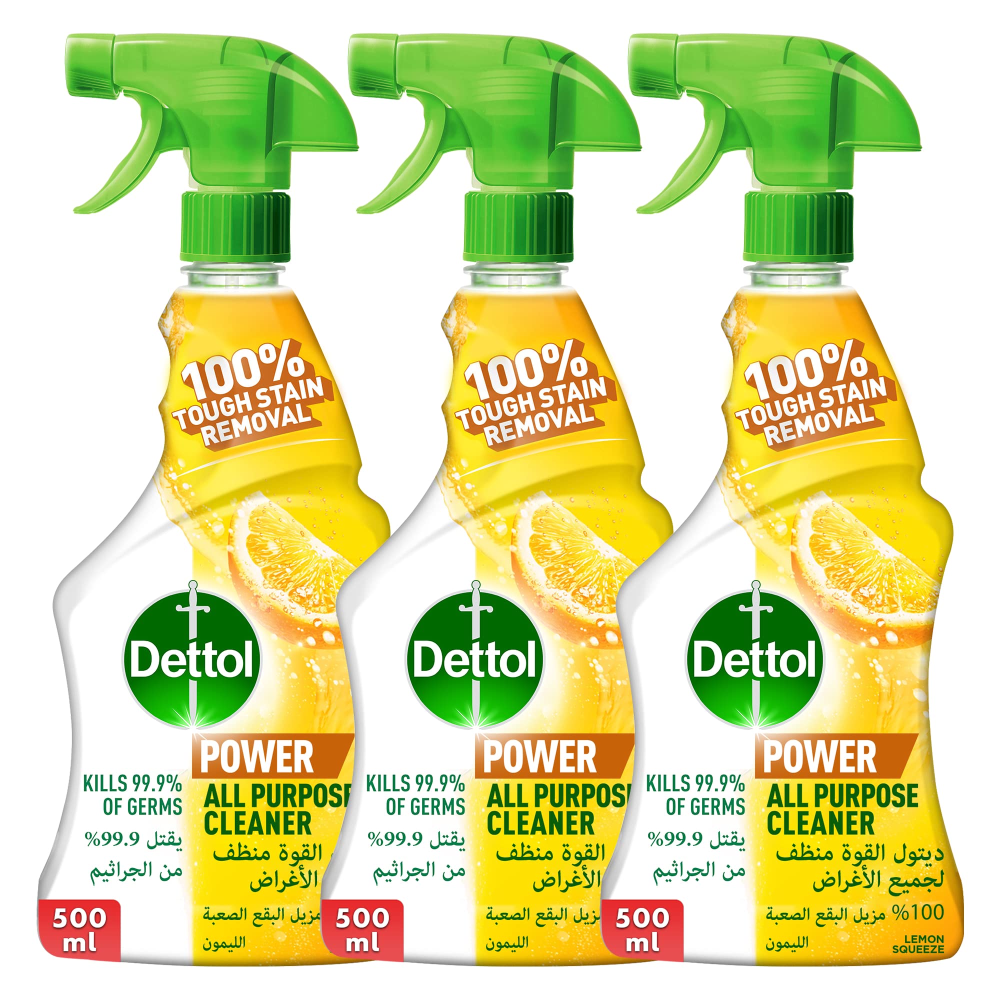 Lemon Healthy Home All Purpose Cleaner Trigger 500ML, Pack of 3