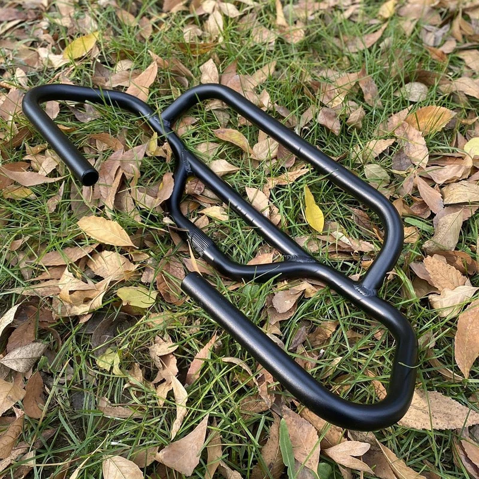 Mountainbike Lenker Schmetterlingslenker Aluminium Fahrradgriff Ersatz Radzubehör Ergonomische Form Einfache Montage Stabilität für Falträder Mountain