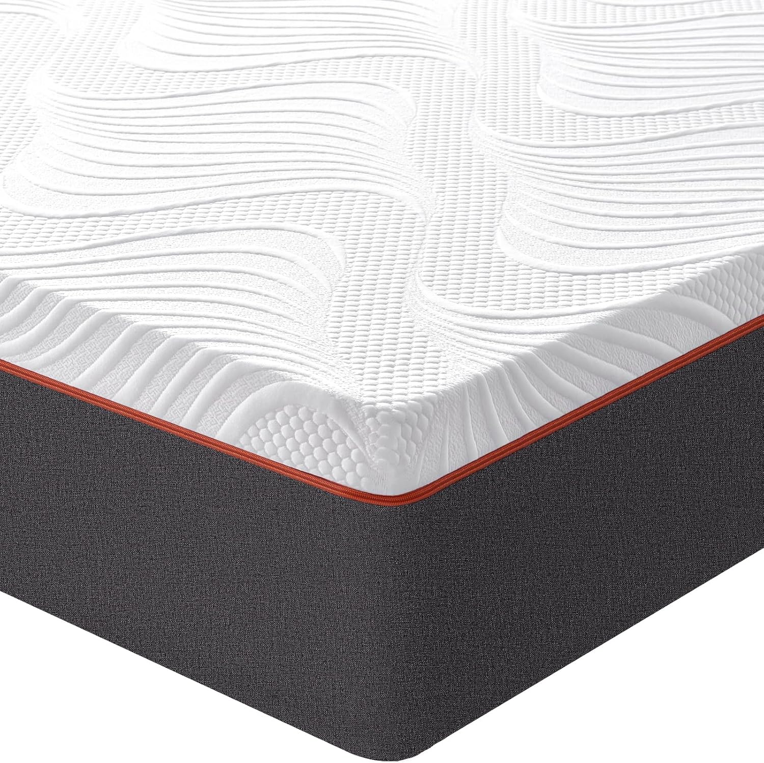 Double Mattress, 15cm Memory Foam Mattress, Cooling Double Mattresses for Pressure Relief, Medium Mattress for Double Bed with Removable Cover, 135X190X15CM image 1