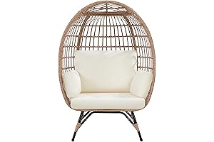 Yaheetech Egg Rattan Chair - Your Oasis of Relaxation