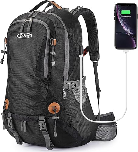 Miniatura 11 de Mochila G4Free de 11 gal para uso en exteriores, campamento, alpinismo, senderismo con funda para lluvia.
