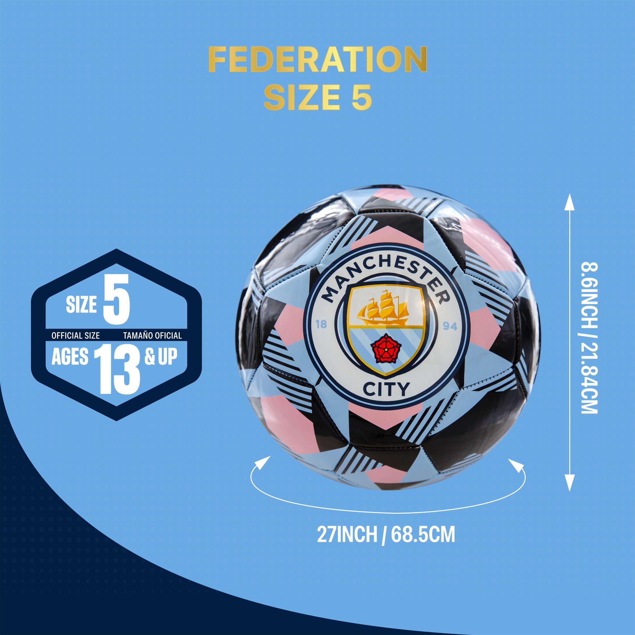 Amazon | Icon Sports 公式マンチェスターシティFCサッカーボール