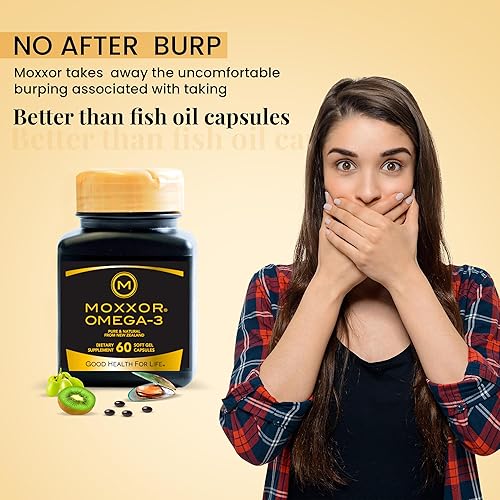 Miniatura 3 de Aceite de mejillón de labios verdes Omega 3 New Zealand Geles suaves para apoyo articular y movilidad, apoyo cardíaco e inmunológico, sin regusto a