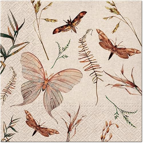Keep Unique Servilletas de papel de pavo real de 13 x 13 pulgadas, 20 unidades, diseño de pájaros de animales, 3 capas, estampado de pavo real, para