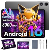 TECLAST P50T Tablet 11" 90Hz Android 16, 16GB+128GB 8000mAh BT 5.2 WiFi 6