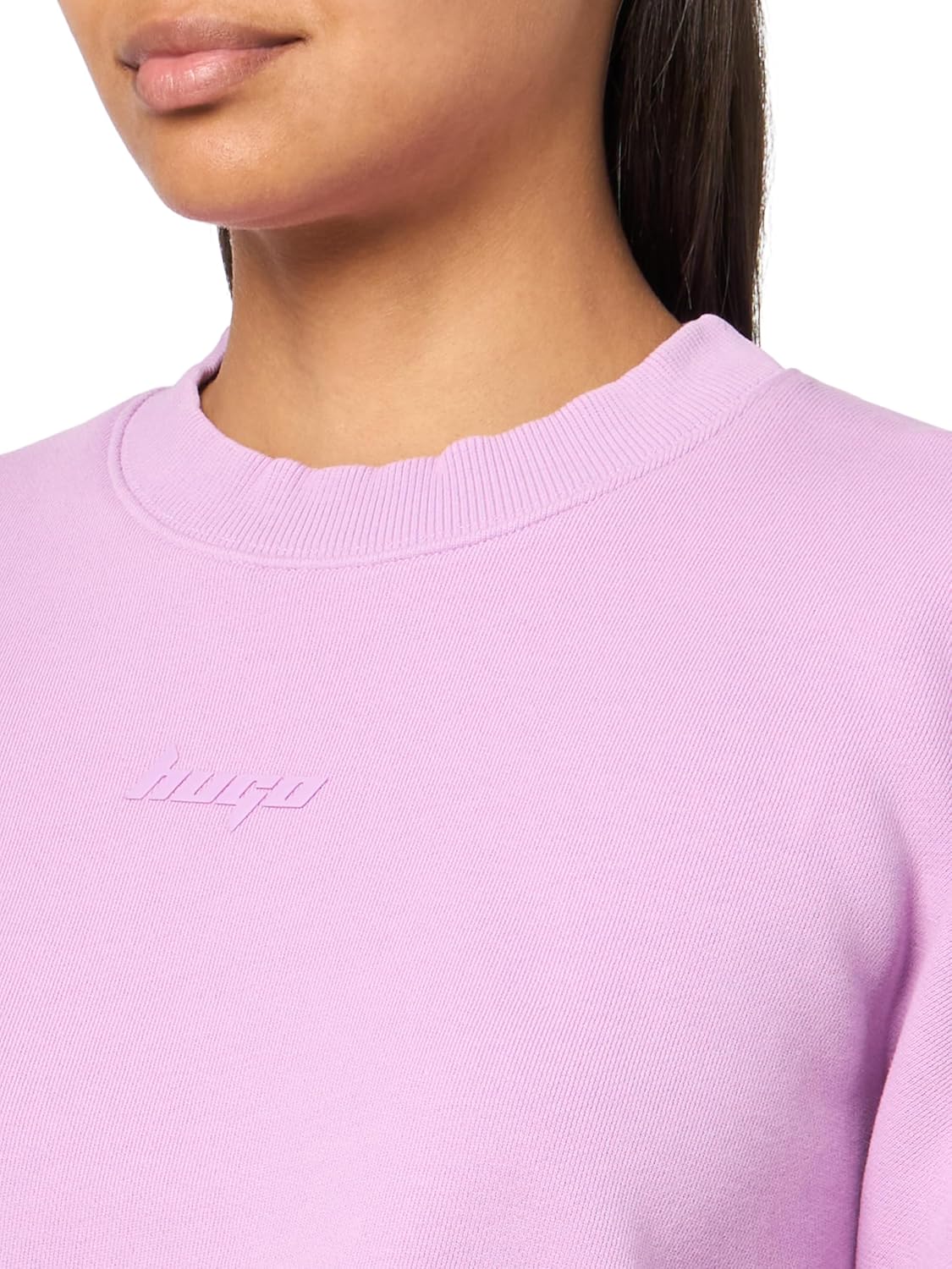 HUGO Women's Retro Logo Cropped Sweatshirt - Image 3