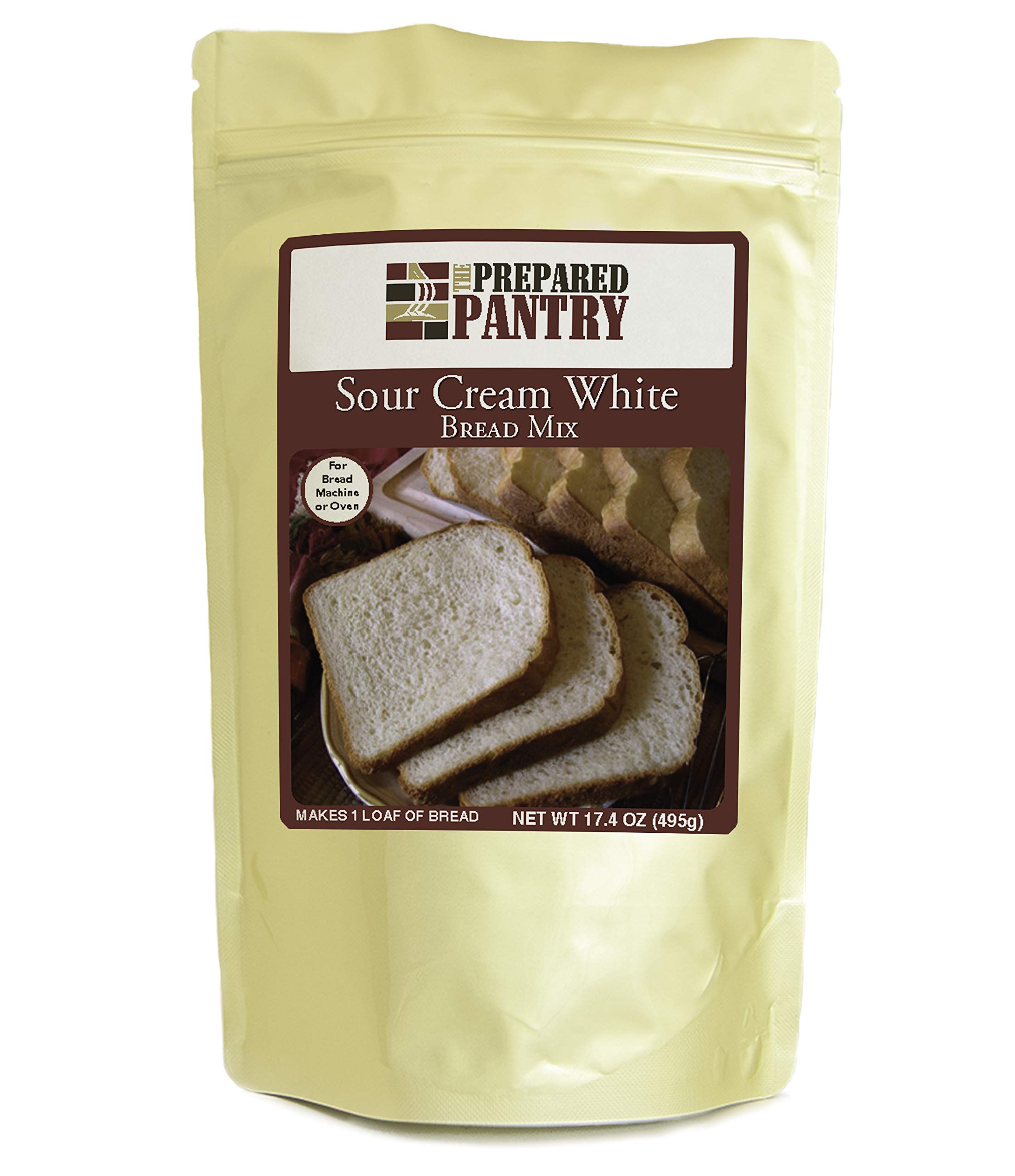 The Prepared Pantry Sour Cream White Gourmet Bread Mix; Single Pack; For Bread Machine or Oven