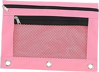 VILLCASE Saco De Pano Venda B5 Fichário Bolsa De Pano Zíper Suporte De Arquivo Malotes Blinder Bolso Fichário Destacável Oxford Pano Canetas Titulares Fichário Suprimentos Pano Titular De