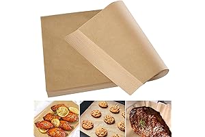 12x16 Half Sheet Unbleached Parchment Paper Sheets (66 Sq Ft)