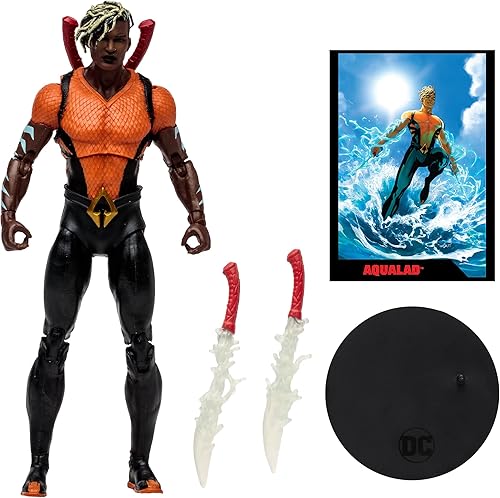 Miniatura 9 de McFarlane Toys DC Direct Page Punchers Aqualad - Figura de acción de 7 pulgadas con Aquaman Comic