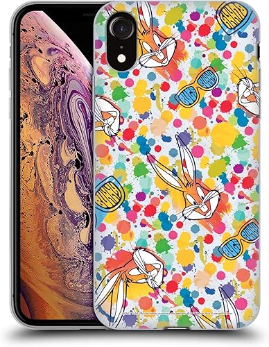 Miniatura 157 de Head Case Designs Funda de gel suave con licencia oficial de Looney Tunes Retro Bugs Bunny compatible con Apple iPhone 11 Pro Max Retro,Blanco y