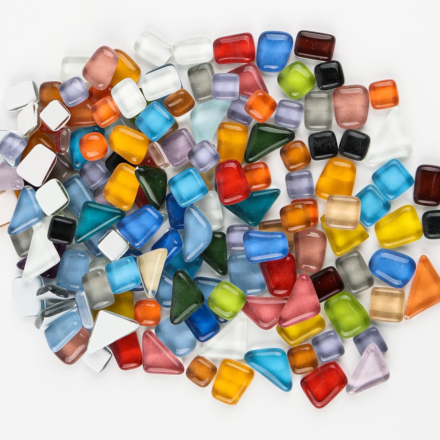 1000g Bunte Mosaiksteine - 1x1cm Glasmosaik Für DIY Bastelprojekte