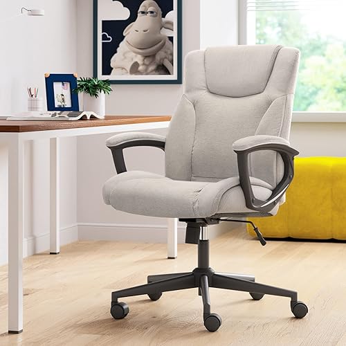 Miniatura 2 de Serta Silla de oficina Style Hannah II, microfibra gris Harvard Harvard Gris,Harvard Rosa