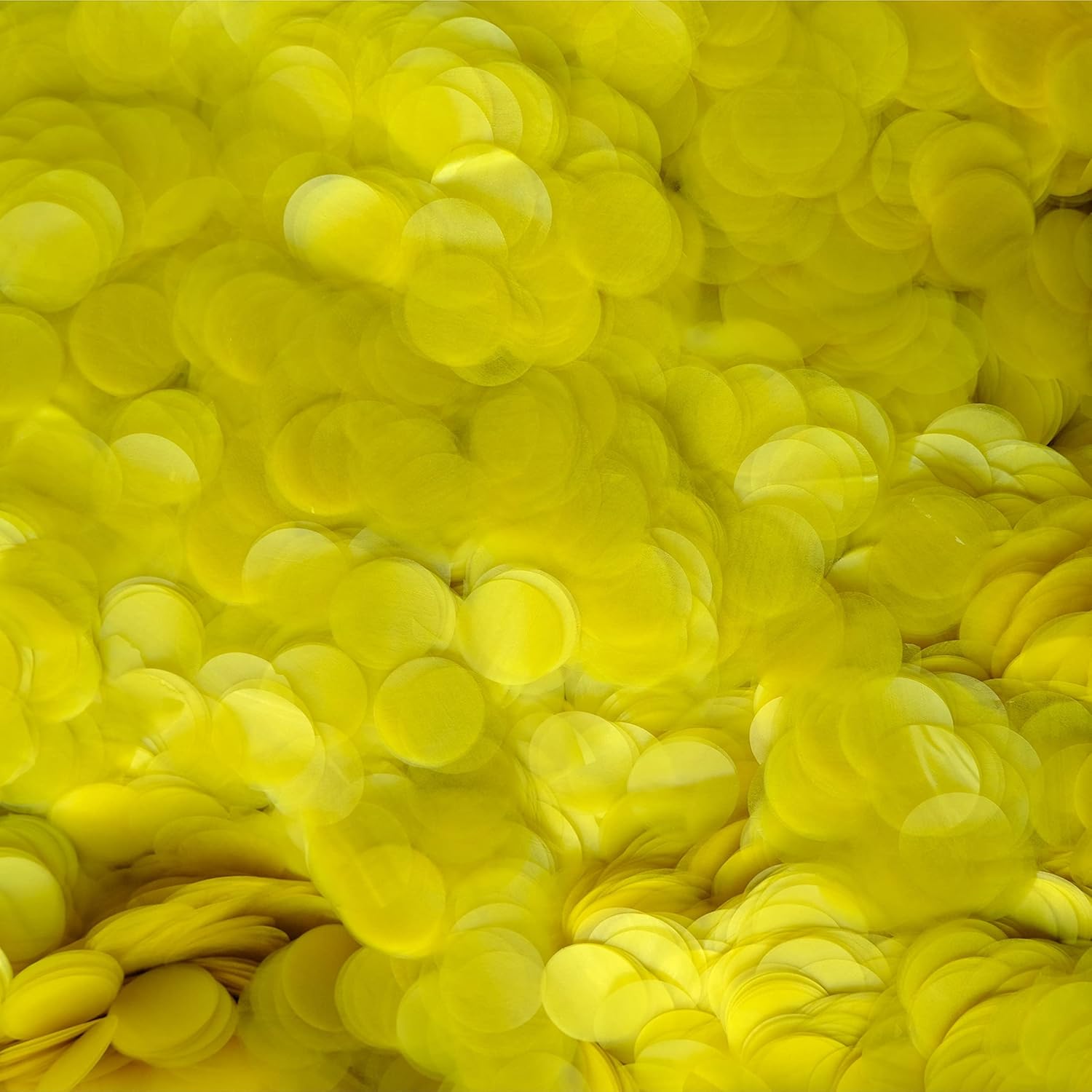 Amazon.com: Water Soluble & Biodegradable YELLOW Rice Paper Confetti ...