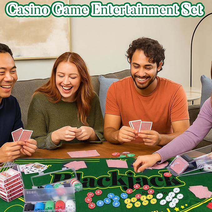 Set de Juego Casino Poker y Blackjack Extguds miniatura 2