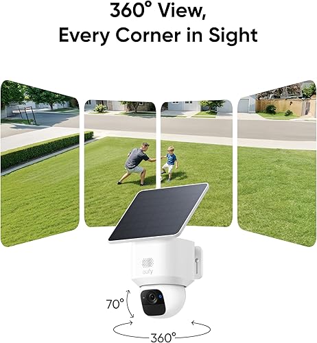 Miniatura 2 de eufy Security SoloCam E30, kit de paquete de 4 cámaras, cámaras de seguridad inalámbricas para exteriores, cámara solar inalámbrica para exteriores,