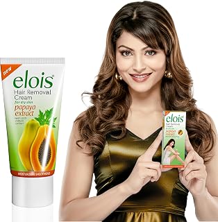 Elois Hair Removal Cream for Women & Girls | Hair Remover Cream for Bikini Area & Private Parts | Silky Soft Skin with Papaya Essence | For Legs, Underarms & Arms - 1.76 Oz
