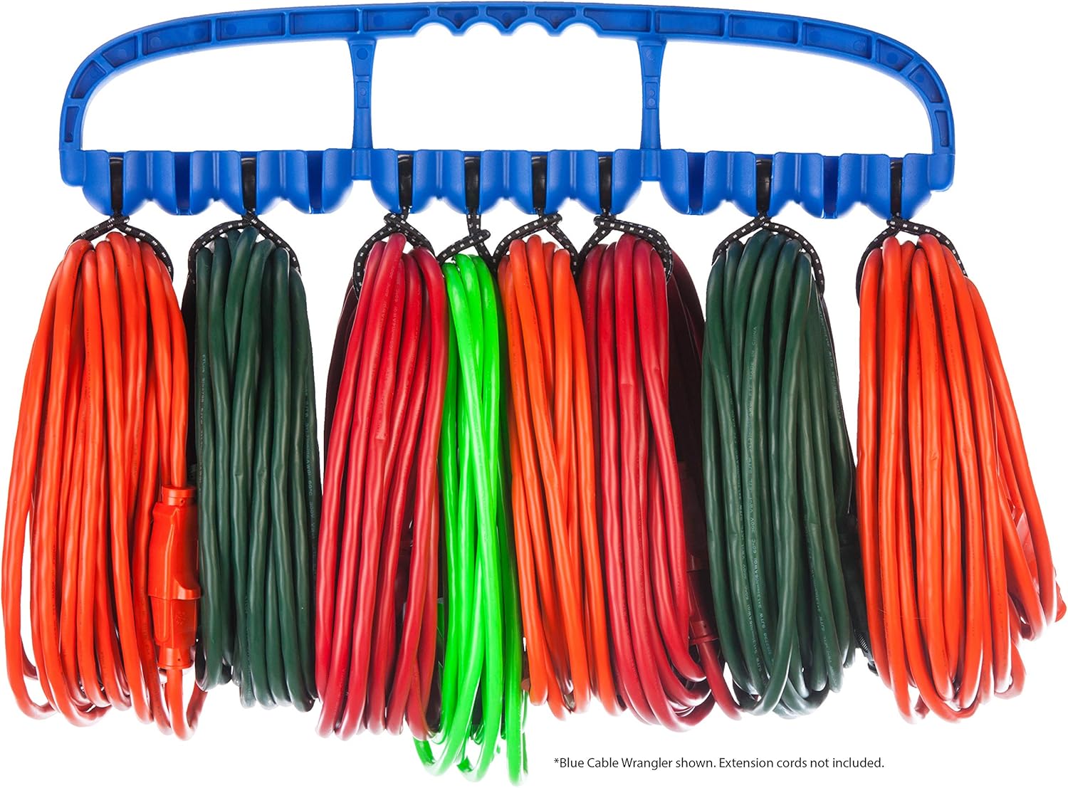 Black Cable Wrangler Brand Cable Wrangler with 12 Preinstalled Heavy Duty Bungee Balls (black)