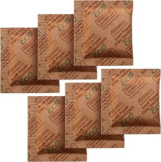 ADSorbco 2g x 100 Pack Bentonite Clay Desiccant Packs– Food…