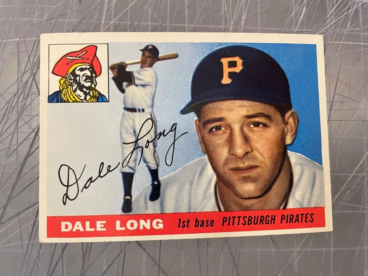 1955 Topps #127 Dale Long Pittsburgh Pirates Baseball Card Nm+ - Slabbed Baseball Cards