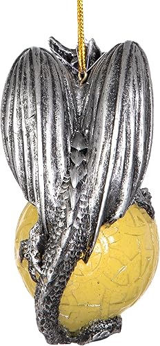 Miniatura 14 de Design Toscano Frost The Gothic Dragon - Adorno navideño para decoración navideña, 3 pulgadas de ancho, 3 pulgadas de profundidad, 5 pulgadas