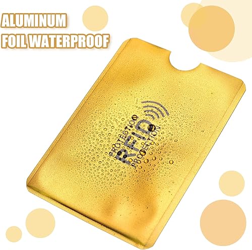Miniatura 5 de Juego de 24 fundas de bloqueo RFID para tarjetas de crédito, incluye 18 protectores de tarjetas RFID y 6 protectores antirrobo para pasaporte para
