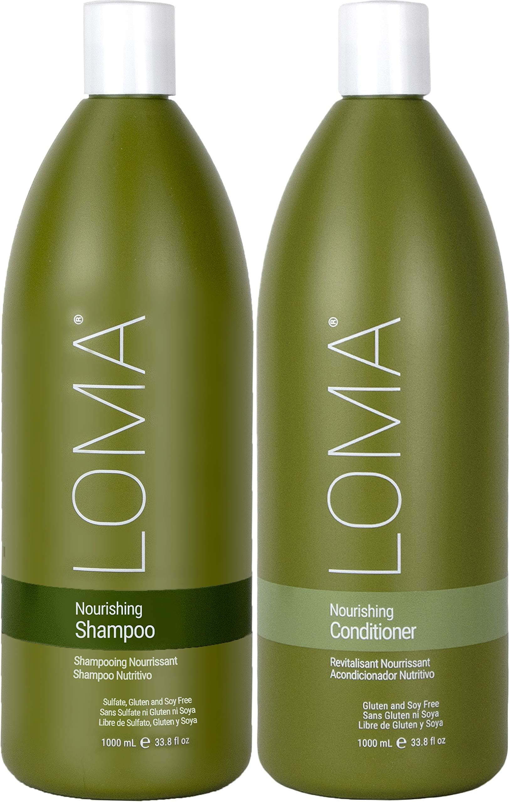 Loma Hair Care Nourishing Shampoo Nourishing Conditioner Duo, 33 oz.