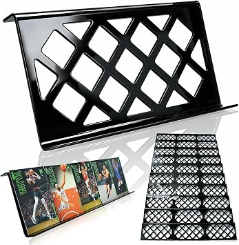 30 Modular Trade Card Risers | Black Acrylic - Perfect for Trade Shows, Display Cases, and Card Vendors - Display Stand for Sports Cards & Trading Card Games