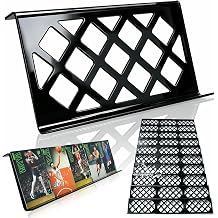 30 Modular Trade Card Risers | Black Acrylic - Perfect for Trade Shows, Display Cases, and Card Vendors - Display Stand for Sports Cards & Trading Card Games