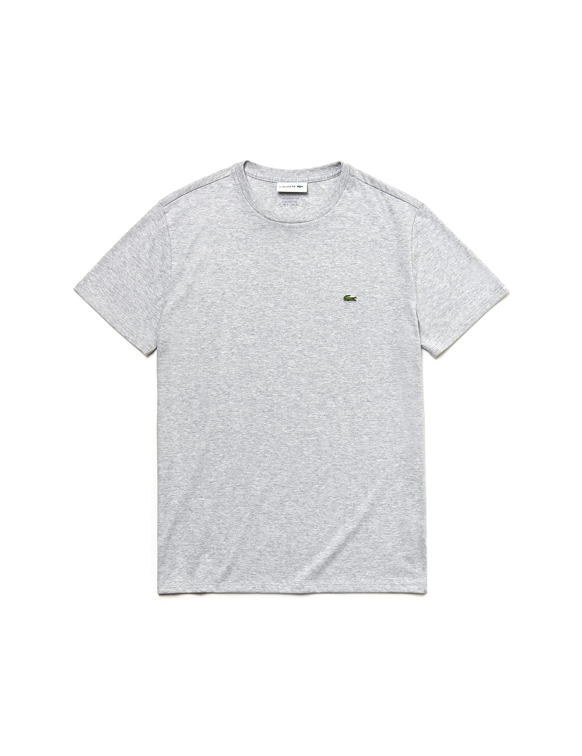Lacoste Men's Gray T-Shirts, S, T-Shirts And Polos Grey